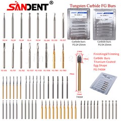 Dental Carbide Burs 19mm FG Straight Fissure Bur for High Speed