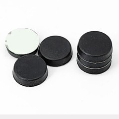 Black Square/Round Self Adhesive Rubber Feet Bumper Stops for Chopping Boards