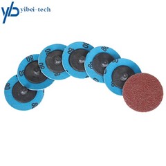 71× 2″ Roll Lock Sanding Discs Set W/ 1/4 Holder Die Grinder Quick Change Disc