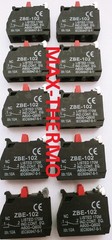 10 pcs of ZBE-102 N.C FITS for TELEMECANIQUE Schneider 10 Piece, Black