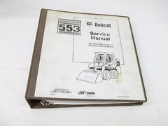 Bobcat 553 BICS Skid Steer Loader Service Manual & Manual Revisions 6901825