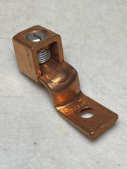 Qty 10- Blackburn Copper Mechanical Screw Lug Offset 1 Hole, 2 – 1/0 STR BTC1102