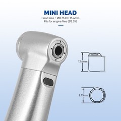 AZDENT Dental E-Type 4:1 Fiber Optic LED Endo & Prophy Contra Angle Handpiece