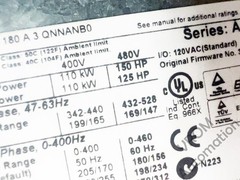 Allen Bradley 20BD180A3QNNANB0 /A POWERFLEX 700 150 HP