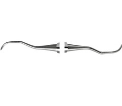 Hu-friedy Sickle Scaler 204S, DE with #9 EverEdge 2.0 Handle 2/PACK