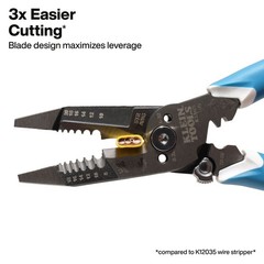 KLEIN TOOLS K12075 SLIM FORGED WIRE STRIPPER CUTTER CRIMPER NEW Electrical