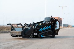 New TYPHON STOMP X1300 & STOMP 509 Mini Skid Steer Forestry Mulcher Attachment