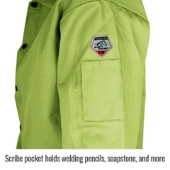 Revco Black Stallion 9oz Lime FR Cotton Welding Jacket (3X-Large) (FL9-30C)