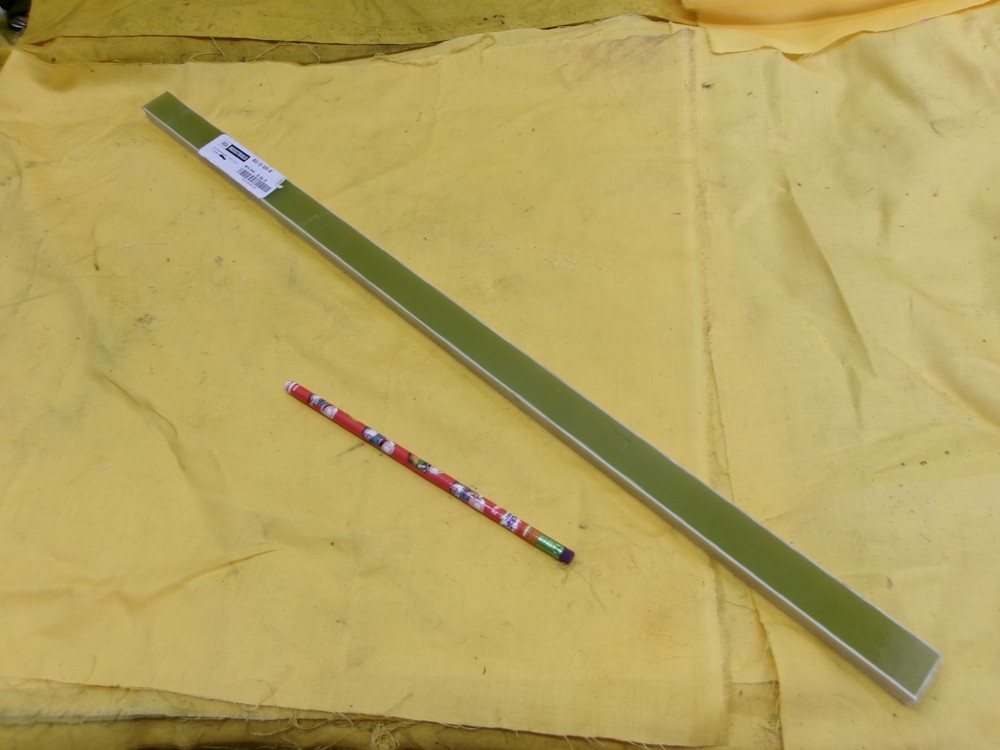 GAROLITE GREEN G10 PHENOLIC BAR epoxy plastic micarta flat 1/2″ x 15/16″ x 24″