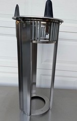 Lakeside Open Frame Drop-in Dish Dispenser Model 4010 9-1/4-10-1/8