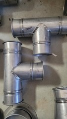 Nordfab Quick-Disconnect 4″ Duct Tee Connector – 304 SS