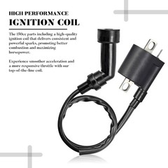Ignition Coil Kit with 6 Pin AC CDI Box Spark Plug for Cg125Cc 150Cc 200Cc 250Cc