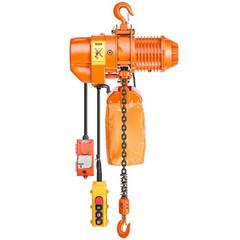 Uimoso 2-in-1 Electric Chain Hoist, 1100 lbs Capacity, Three-Phase, 20 ft Lift