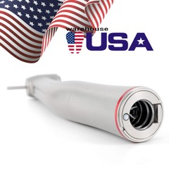 Dental LED 1:5 Increasing Fiber Optic Contra Angle Handpiece 4 Way Spray Push