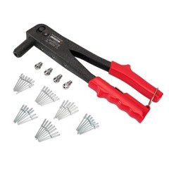 Arrow Professional Heavy Duty Hand Riveter Kit Pop Rivet Gun Assorted 120 Rivets