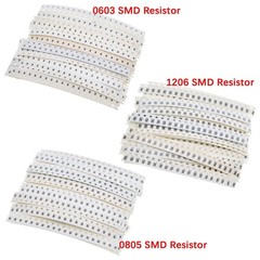 2460PCS SMD Capacitor and Resistor Assortment Kit 0603 0805 1206