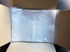 PLASTIC CLEAR BAGS T Shirt 100 200 500 1000 Flat Open Top Apparel Poly Bag 1Mil