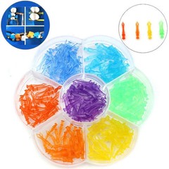 40Pcs/Box Dental Plastic Diamond Wedges Interdental Matrix Gap Diastema Adaptive