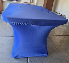 6 ft SPANDEX Fitted Tablecloth Stretch Table Cover ROYAL BLUE