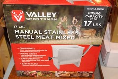 18LB Tilt Manual Meat Mixer Hand Meat Sausage Mixing Machine Stainless Steel