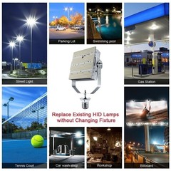 240 Watt LED Retrofit Kits Light Commercial Parking Lot Shoebox Pole Fixture E39