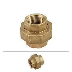 1-1/2″in Lead Free Brass Female NPT Threaded Union Connection Pipe Fitting NEW