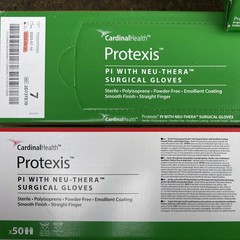 (06/30/2028) Cardinal Protexis PI Neu-Thera Gloves Sz 7 2D73TE70 4 Boxes (200ct)