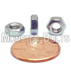 M4 – 0.70 Metric Hex Nuts, A2 / 18-8 Stainless Steel DIN 934, Coarse Thread