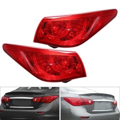 Rear Outer Brake Tail Lights 2014-2017 Infiniti Q50 Q50s Left Right Clear Lens