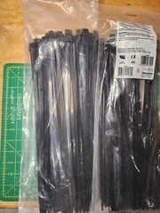 Thomas & Betts Catamount L-14-120-0-C 14.2″ Heavy Duty Cable ties, 120lb