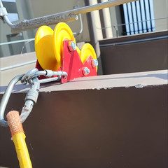 Lifting Pulley System Roof Top, Rope Block and Tackle Pulley System for Lifting