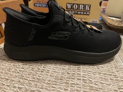 Women’s Sketchers, Work Shoes, Nonslip, Memory Foam Hands-Free Black Size 8 1/2