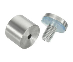 Stainless Steel Standoffs for Signs 1 in. Dia x 3/4 in. (4-Pack)
