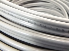 250′ Southwire E30445 14awg 14/3 CDR w/14awg Ground Type UF-B 600V Outdoor Gray