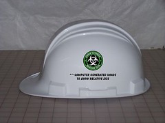 3 – Zombie Outbreak Response Team Tool Box Hard Hat Helmet Sticker Green H125