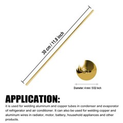 8 PCS 4mm/ 5/32 Inch Brass Rod Brass Round Stock Lathe Bar Stock Kit Solid Brass