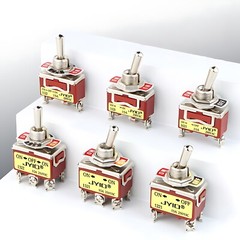 Heavy Duty Metal Toggle Switch On-Off / On-Off-On 15A 250Vac For Car Dash Boat