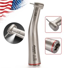 SANDENT 1:5 Increasing Fiber Optic LED Electric Contra Angle Handpiece Turbine