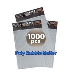 SuperPackage® 1000 #000 4 X 7 Poly Bubble Mailers Padded Envelopes 1000PB#000