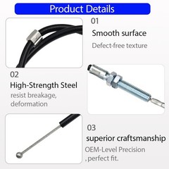 Front Tine Tiller Cable Compatible with Earthquake 20908 Replaces 3108A 30588