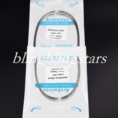 10 Packs Dental Orthodontic Stainless Steel Round Arch Wire Square/Ovoid/Natural