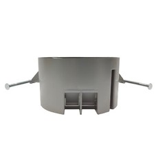 25-Pack 4 inch Round Electrical Ceiling Box w/Grounding 20 Cu In ETL Certified