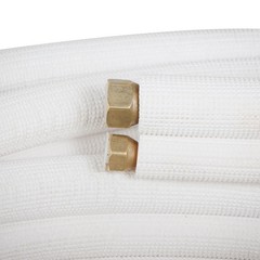 50FT Mini Split Line Set 3/8″ & 5/8″ Install Kit For Mini Split Heat Pump System