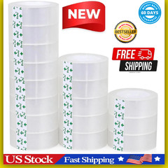 Clear Transparent Tape Rolls 3/4″ x 1000″ Dispenser Refill 16 Tape Rolls Scotch