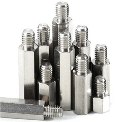 M10 + 15mm Male-Female Stainless Steel Hex Column Standoff Spacer Thread Pillar