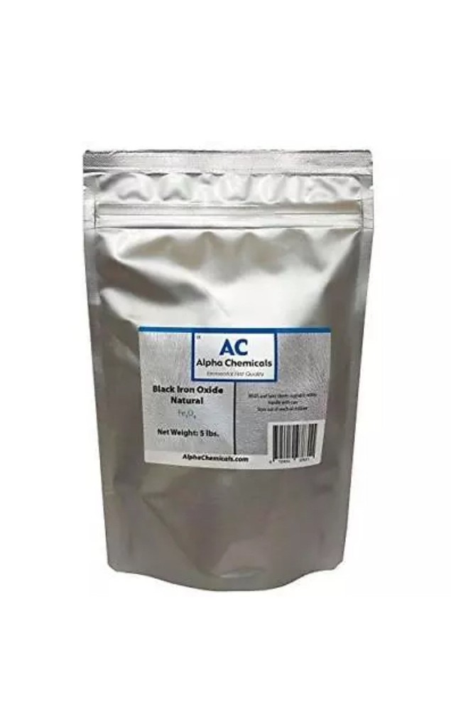 Black Iron Oxide – Fe3O4 – Natural – 5 Pounds