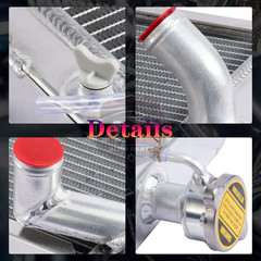 Aluminum 3 Row Tractor Radiator For Ford 2N 8N 9N Model 8N8005 w/ Radiator Cap