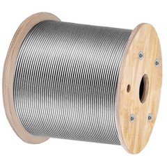 VEVOR T316 1000ft Stainless Steel Cable 1/8″ 1×19 Wire Rope Cable Railing