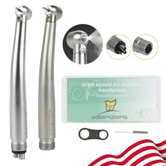 E-generator Dental LED with light High Speed Handpiece 4/2 holes YBM/YBB USA