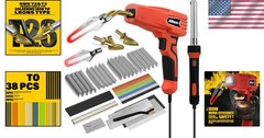 3-in-1 Plastic Welder Kit – 1000 Staples & Strong Welding Rods for Easy Repairs